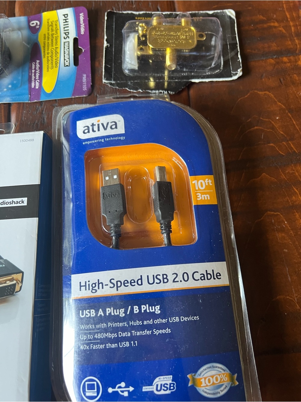 Audio Computer Headphone USB Cable Bundle - Picture 4 of 5